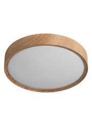 Plafón de techo MDC Asli LED efecto roble claro 4000K IP20 Ø33,4cm 24W 577135502