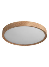 Plafón de techo MDC Asli App LED efecto roble claro CCT regulable IP20 Ø48,5cm 80W 577195502
