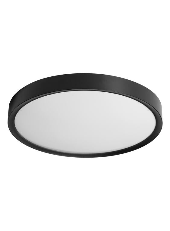 Plafón de techo MDC Asli App LED negro mate CCT regulable IP20 Ø48,5cm 80W 577199102