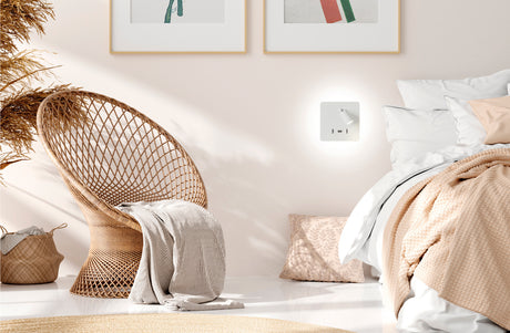 Aplique de pared MDC LED satinado níquel 3000K 3W 577213602