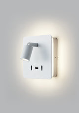 Aplique de pared MDC LED satinado níquel 3000K 3W 577213602