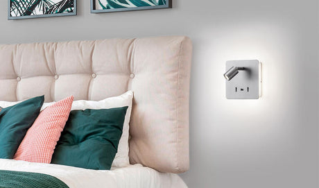 Aplique de pared MDC LED satinado níquel 3000K 3W 577213602