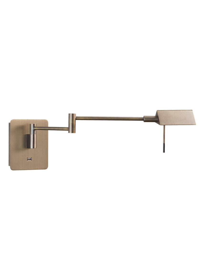 Aplique de pared MDC Lite LED níquel 3000K regulable 8W 577259702