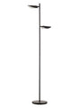 Lámpara de pie de salón MDC Senda LED 2 luces negro 3000K 14W 577809102