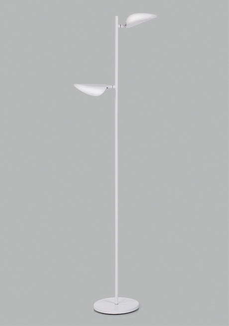 Lámpara de pie de salón MDC Senda LED 2 luces negro 3000K 14W 577809102