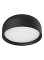 Plafón de techo MDC Tokio E27 3 luces negro mate IP44 Ø36cm 578009101
