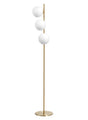 Lámpara de pie de salón MDC Rondo E27 cristal blanco IP20 20W 578046101