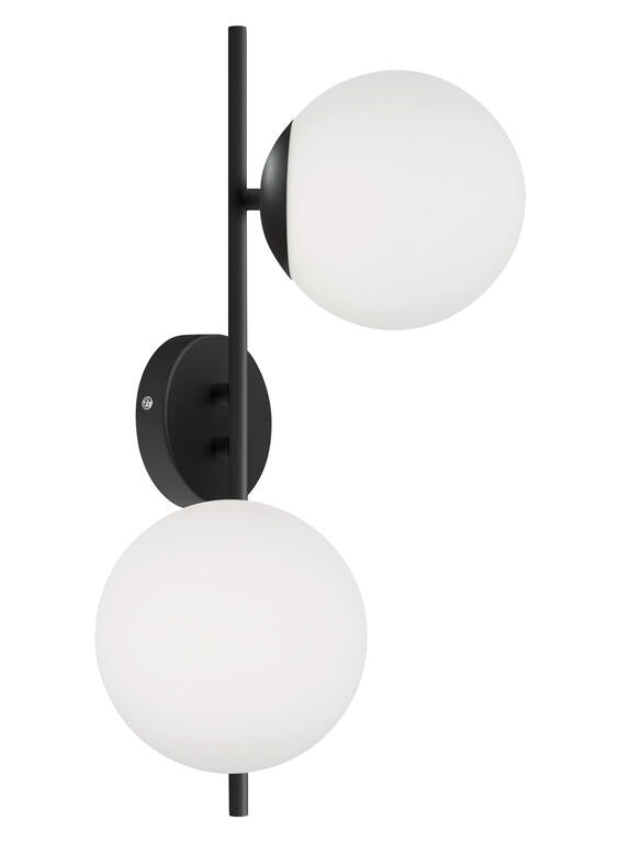 Aplique de pared MDC Rondo E27 cristal blanco IP20 578079101