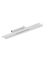 Lámpara colgante MDC kusi LED 2 luces cromo 4000K 16W 578413502