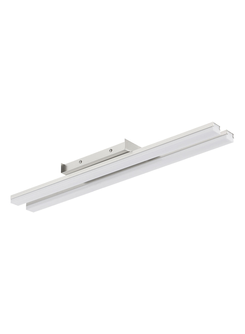Lámpara colgante MDC kusi LED 2 luces cromo 4000K 16W 578413502
