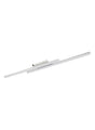 Plafón de techo MDC Kusi LED cromo mate 4000K IP20 105 cm 40W 578443502