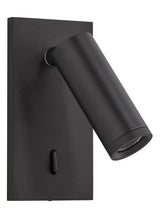 Aplique de lectura MDC Asia LED negro mate 3000K IP20 3W 578729102