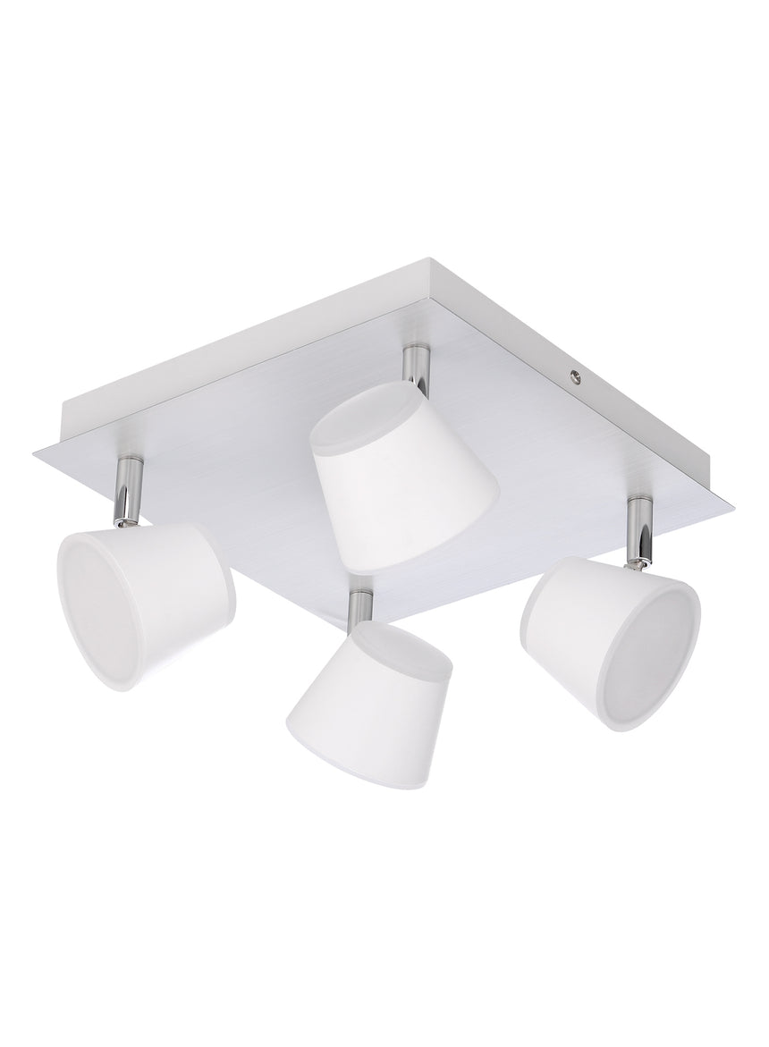 Foco de superficie MDC cairo LED 4 luces blanco 3000K 5W 579038102