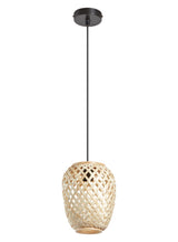 Plafón de techo MDC kabas E27 madera natural 579335501