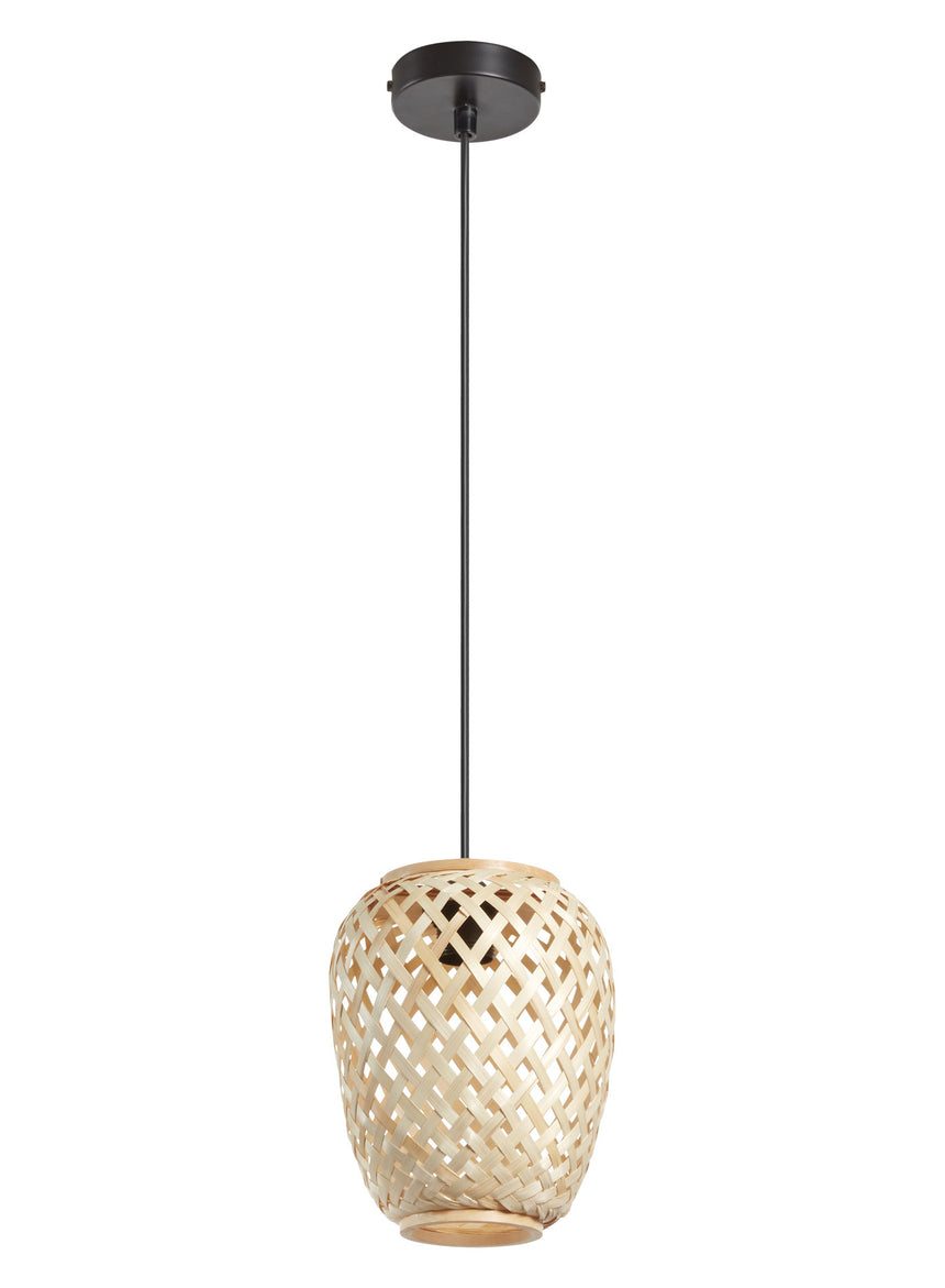 Plafón de techo MDC kabas E27 madera natural 579335501