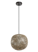 Plafón de techo MDC kenia E27 madera natural 579365401