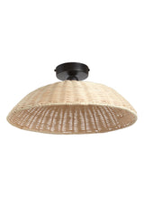 Lámpara colgante MDC trenza E27 madera natural 579385501