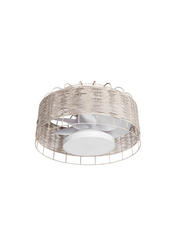 Ventilador de techo con luz MDC Mara LED motor DC Ø61cm 30W 579558109