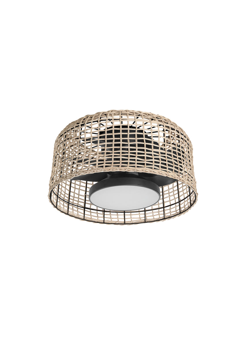 Ventilador de techo con luz MDC Madeira LED motor DC Ø61cm 30W 579575509