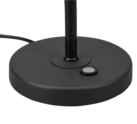 Flexo de sobremesa Trio Curtis LED negro mate táctil 3000K 579790132