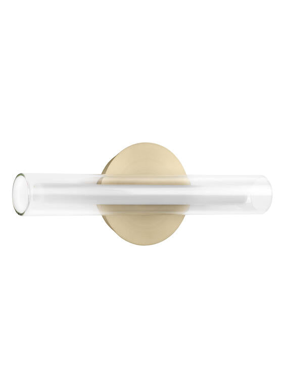 Aplique de pared MDC Oslo LED latón mate 3000K regulable IP20 8W 580516102