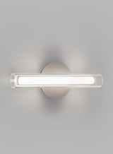 Aplique de pared MDC Oslo LED níquel mate 3000K regulable IP20 8W 580513602