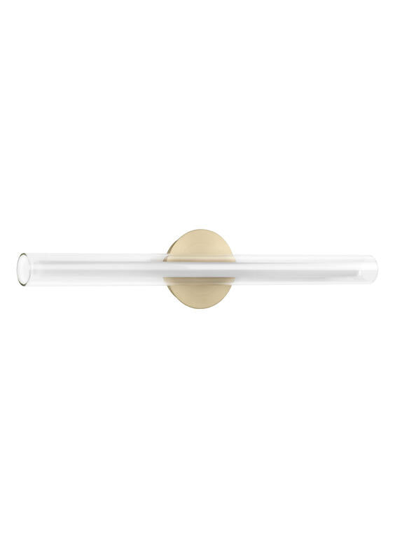 Aplique de pared MDC Oslo LED latón mate 3000K regulable IP20 16W 580526102