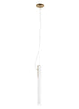 Lámpara colgante MDC Oslo LED latón mate 3000K regulable IP20 16W 580536102
