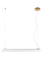 Lámpara colgante MDC Oslo LED latón mate 3000K regulable IP20 20W 580546102