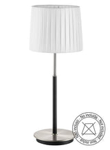 Lámpara de sobremesa MDC Juliette E27 cromo mate y negro IP20 580613801