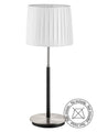 Lámpara de sobremesa MDC Juliette E27 cromo mate y negro IP20 580613801