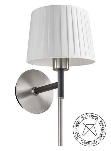 Aplique de pared MDC Juliette negro 20W 580623801