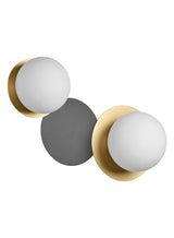 Aplique de pared MDC Negro IP44 580656103
