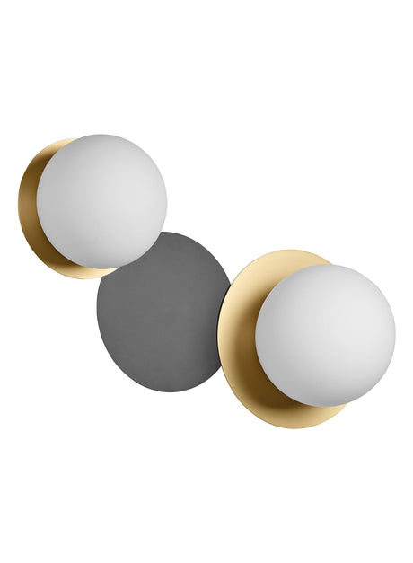 Aplique de pared MDC Negro IP44 580656103