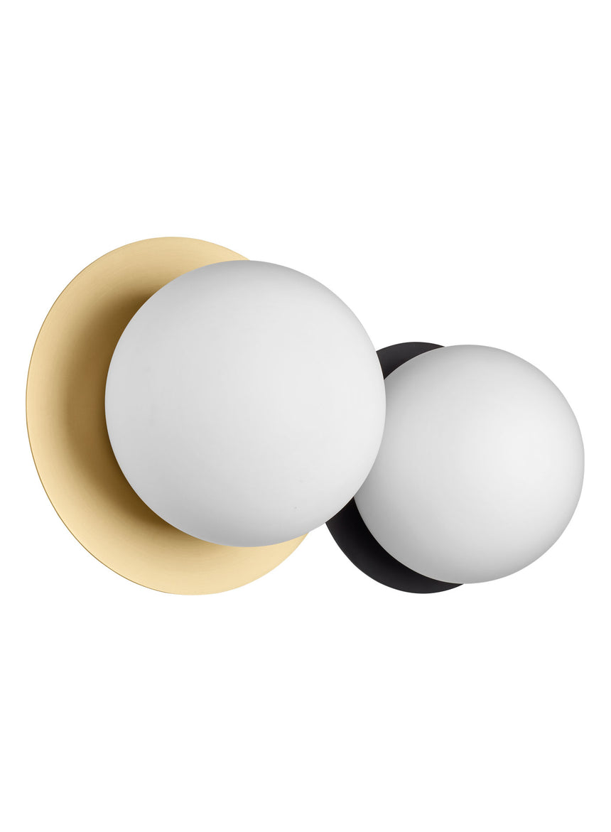 Aplique de pared MDC floc opal IP44 580686103