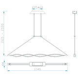 Lámpara de techo Liquidacion-1 Dto 70% Mantra cobrizo 5817