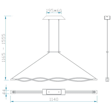 Lámpara de techo Liquidacion-1 Dto 70% Mantra cobrizo 5817