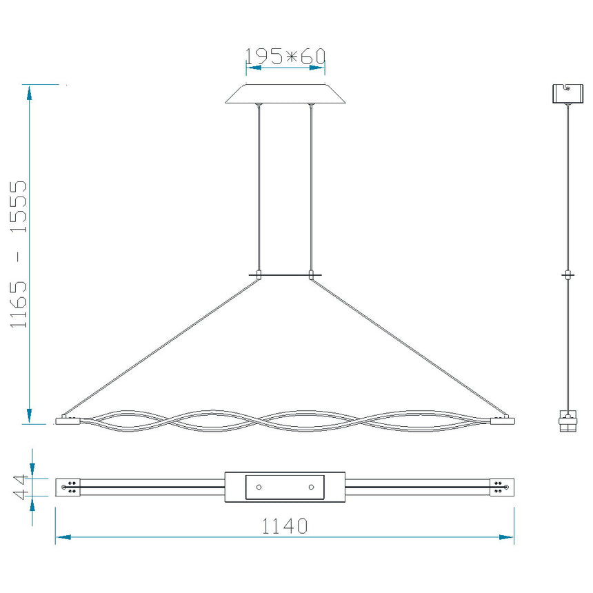 Lámpara de techo Liquidacion-1 Dto 70% Mantra cobrizo 5817