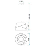 Lámpara de techo Alboran Mantra blanco 5862