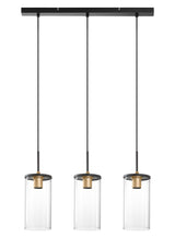 Plafón de techo MDC E27 3 luces negro 588359101