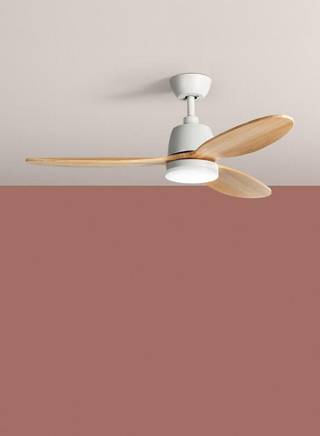 Ventilador de techo con luz MDC Sydney LED blanco 3 palas motor DC Ø119cm 24W 588548009