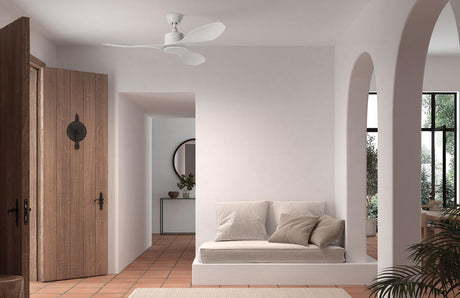 Ventilador de techo MDC Riga blanco 3 palas motor DC Ø120cm 588568109