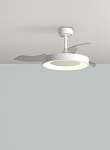 Ventilador de techo con luz MDC Lisboa LED blanco madera motor DC Ø107cm 30W 588688709