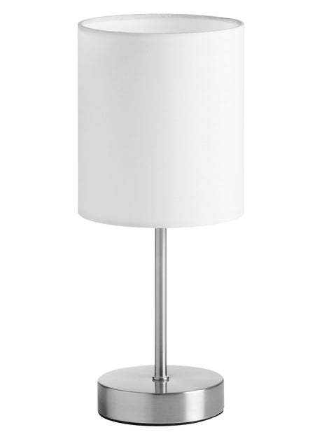 MDC5-8921-61-04 SOBREMESA SET latón mate E27 pant. blanco