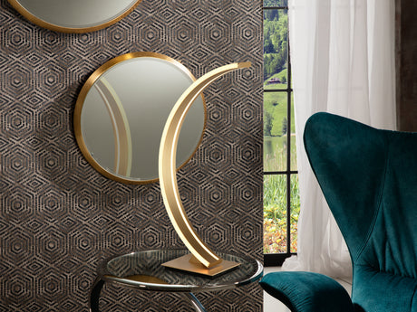 Lámpara de sobremesa Schuller Arcus LED oro 3000K 49cm  - vista 2