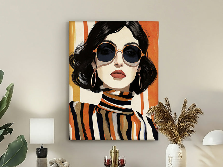 Cuadro acrílico Schuller Orange 90x120cm 589475