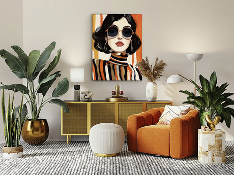 Cuadro acrílico Schuller Orange 90x120cm vista 1