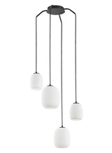 Plafón de techo MDC jap E27 4 luces opal 589479101