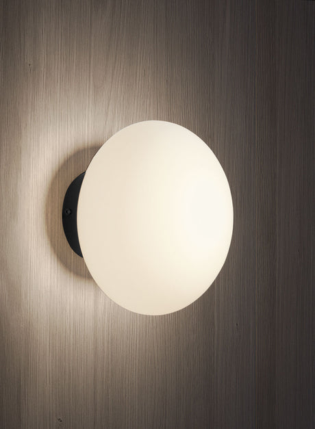 Aplique de pared MDC Negro IP44 580656103