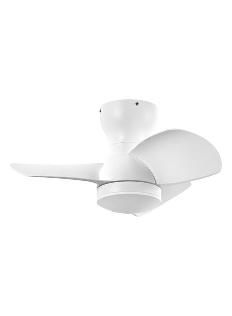 Ventilador de techo con luz MDC Creta XS LED blanco 3 palas motor DC 3000-6000K Ø61cm 24W 589608109